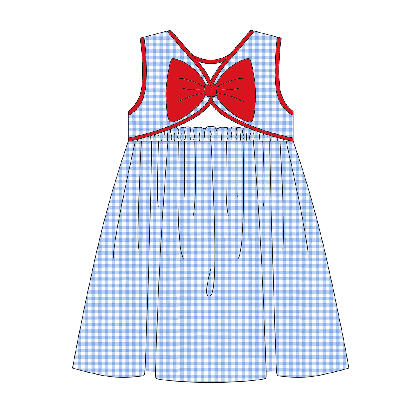 All-American Gingham Dress (PREORDER)