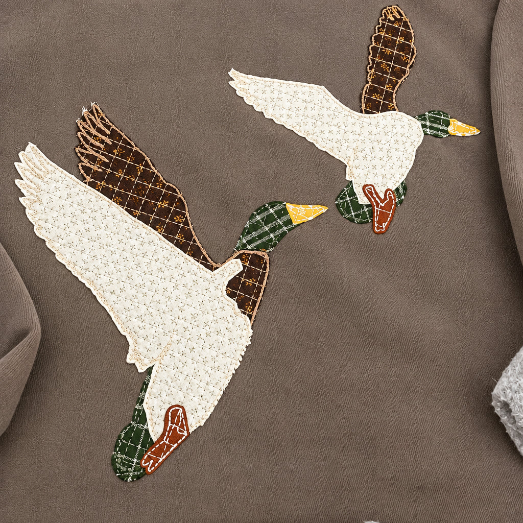 Quilted Mallard Crewneck