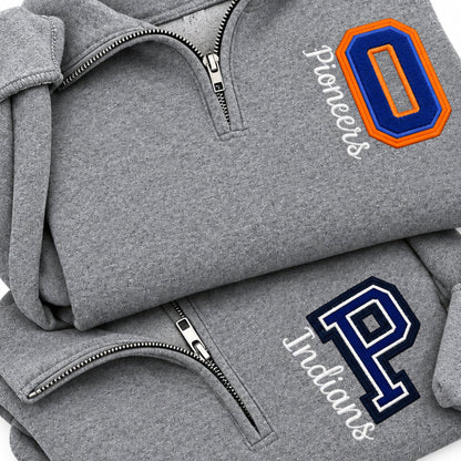 Custom Team Letter Quarterzips