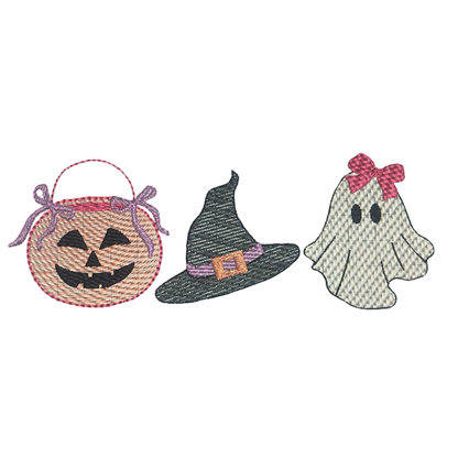 Halloween Trio Design (Girl Version)