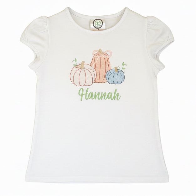 Pumpkin Sketch Design (Girl Version)