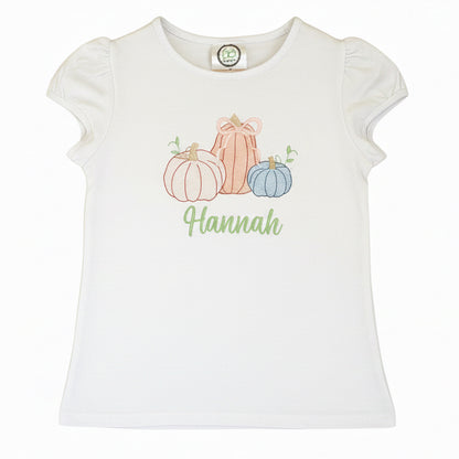Pumpkin Sketch Design (Girl Version)