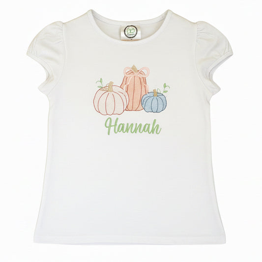 Pumpkin Sketch Design (Girl Version)