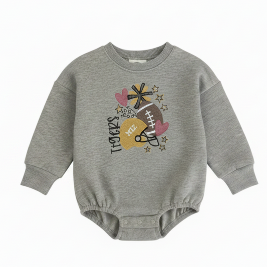 Football + Pom Pom Sketch Sweatshirt/Sweatshirt Bubble