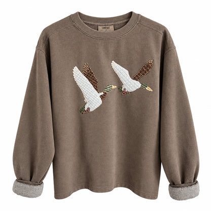 Quilted Mallard Crewneck