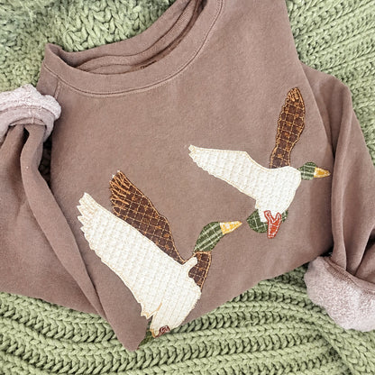 Quilted Mallard Crewneck