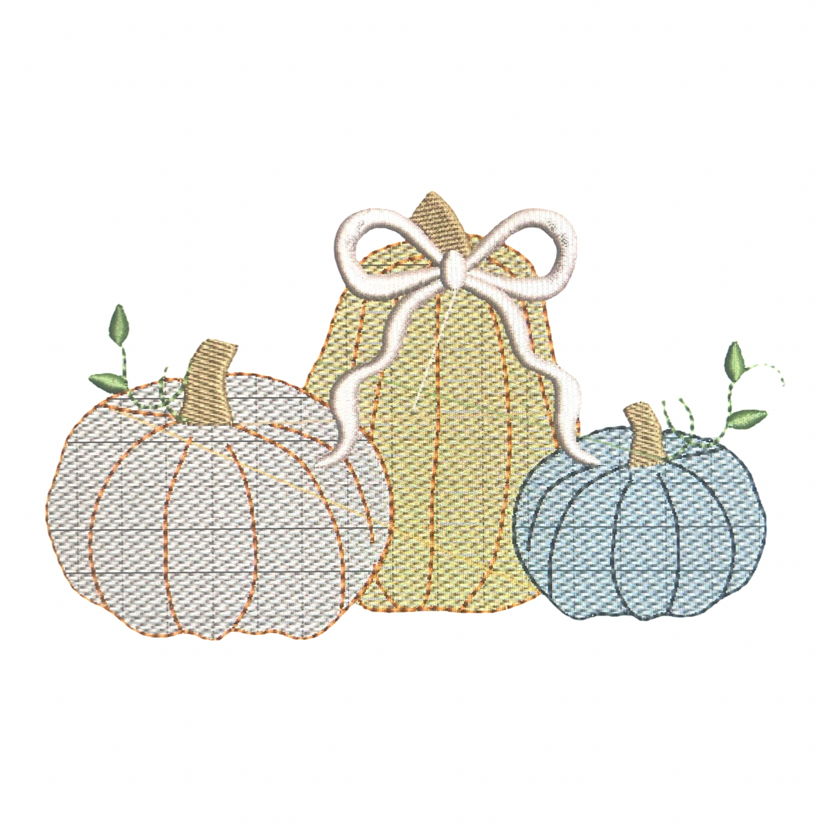 Pumpkin Sketch Design (Girl Version)