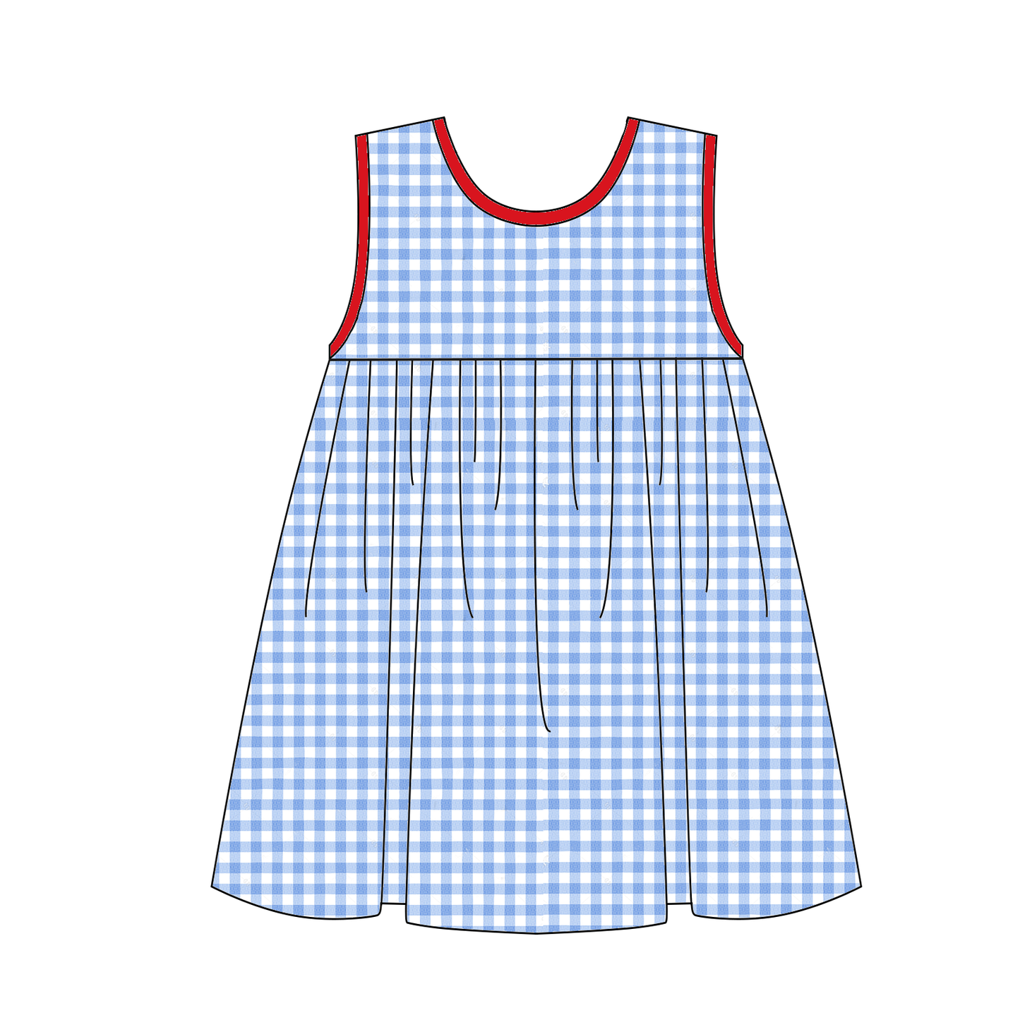All-American Gingham Dress (PREORDER)