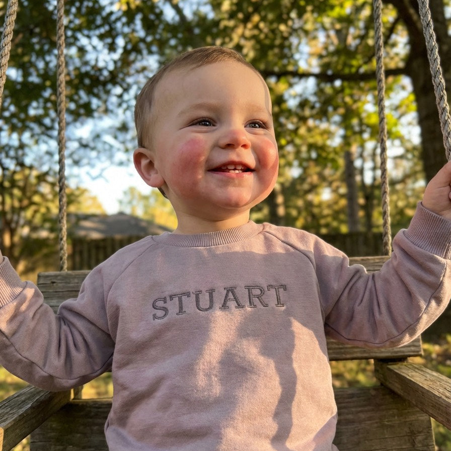 Monochrome Name Sweatshirts