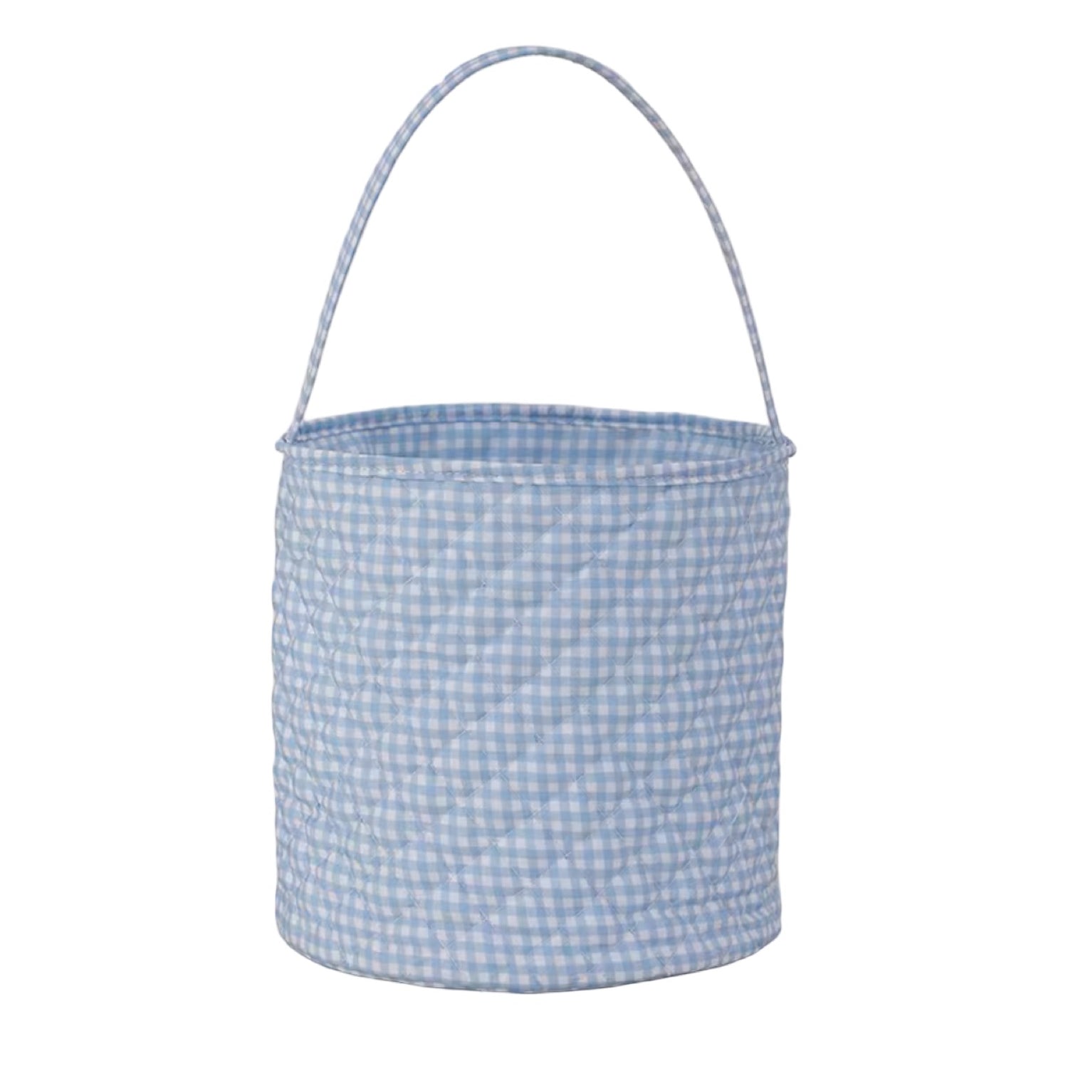 BLANK Blue Gingham Easter Basket