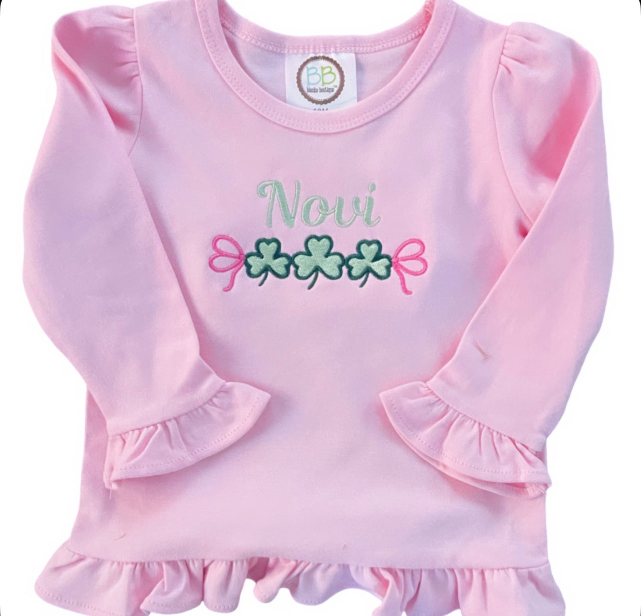 Trio Shamrock & Bow Design