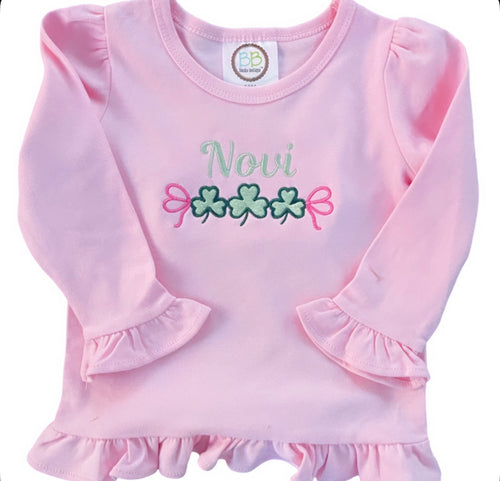 Trio Shamrock & Bow Design