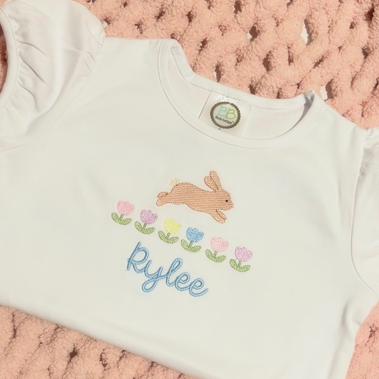 Floral and Bunny Design