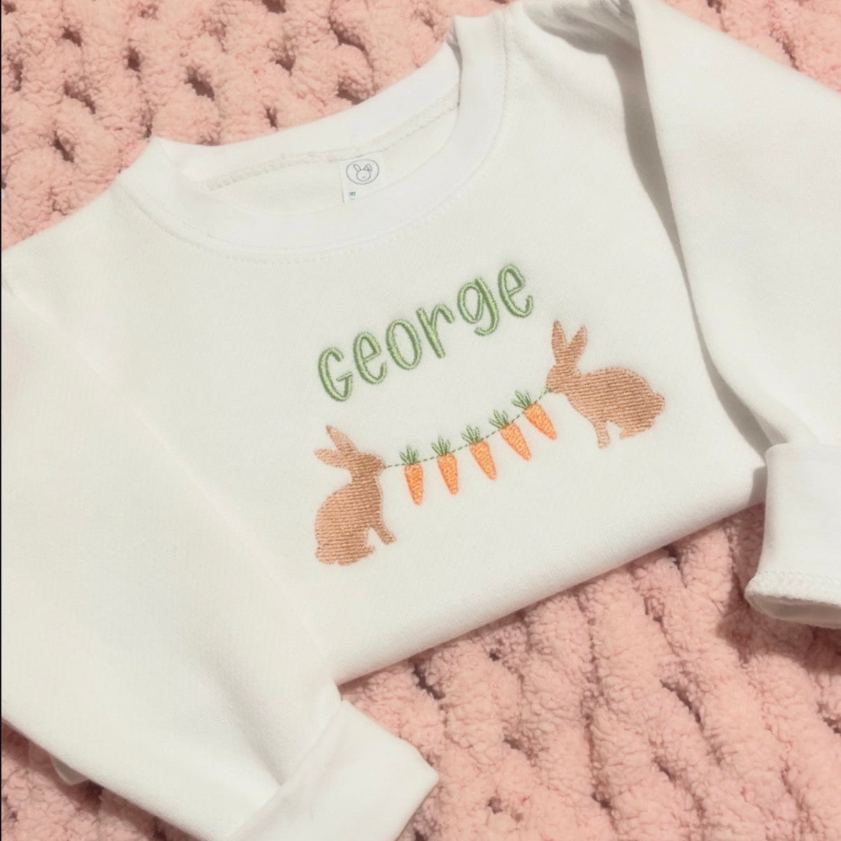 Bunny + Carrot String Design