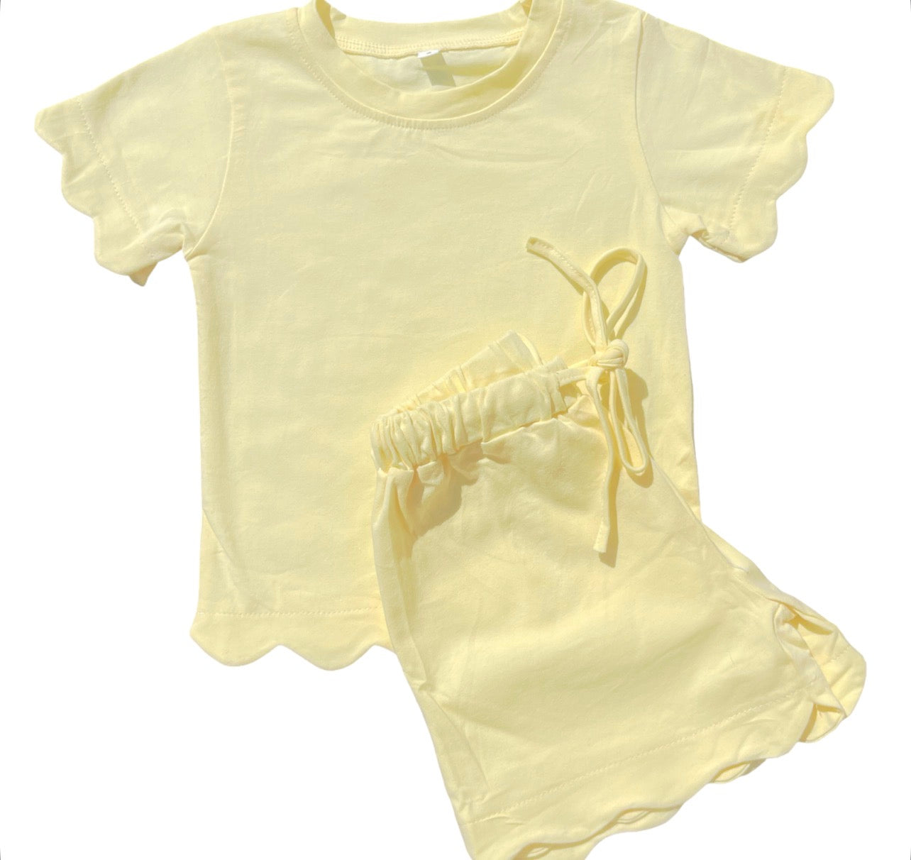 BLANK Yellow Summer Scallop Set