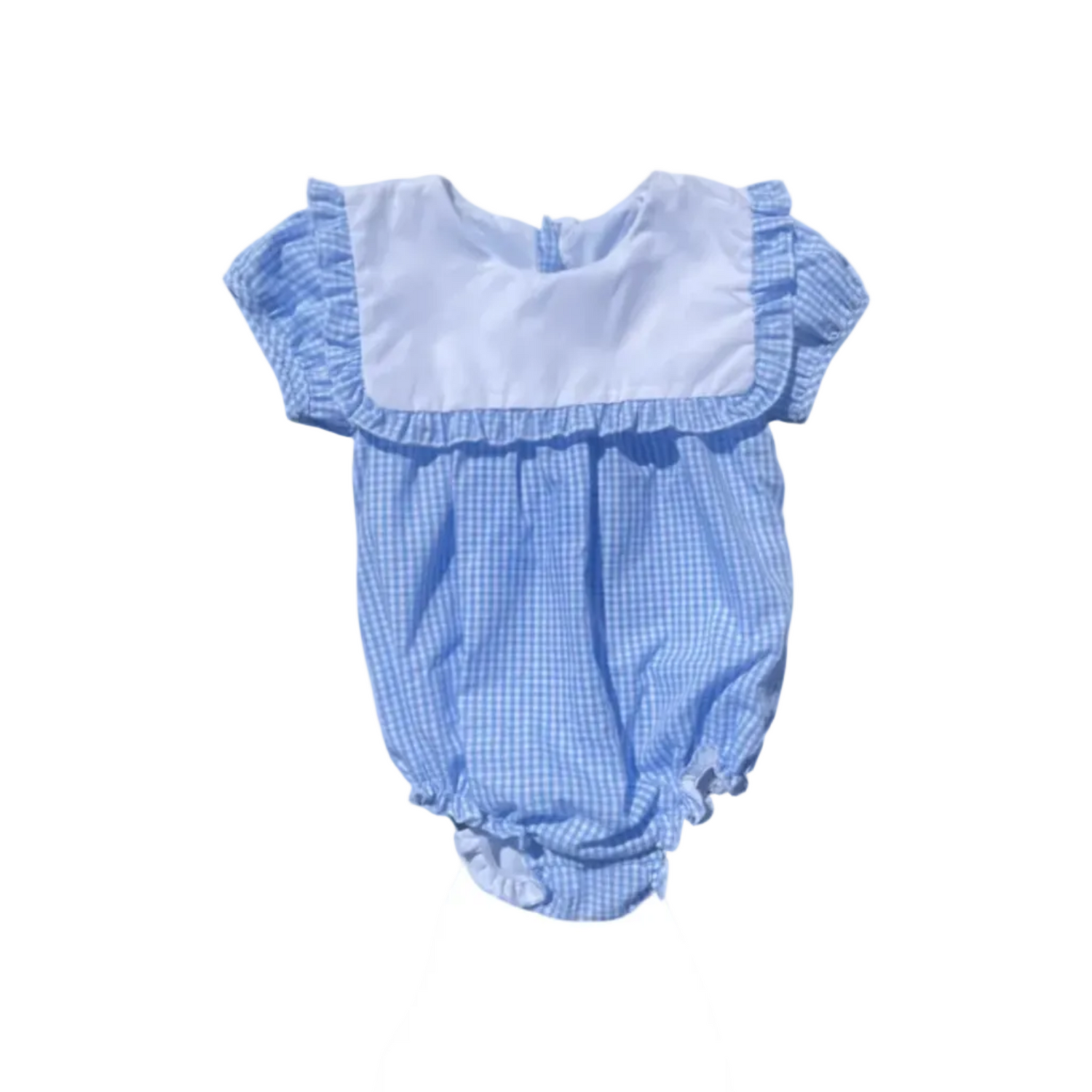 BLANK Gingham Blue Bubble