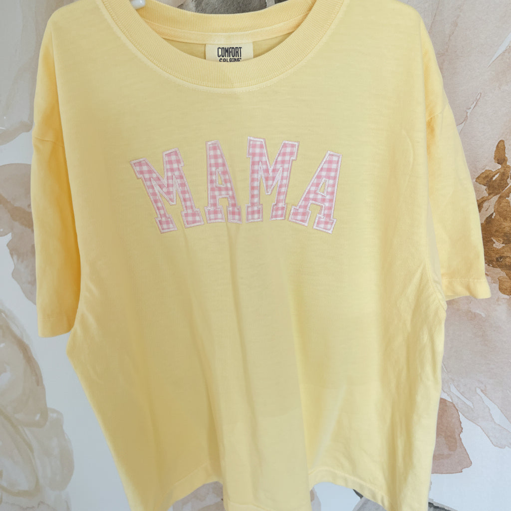 Pink Gingham MAMA