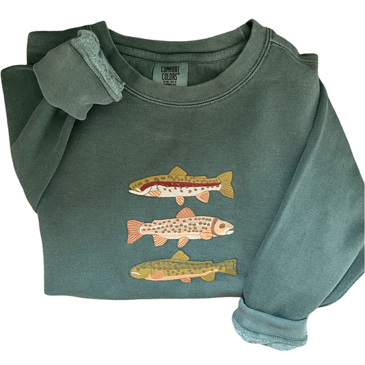 Unisex Trout Crew