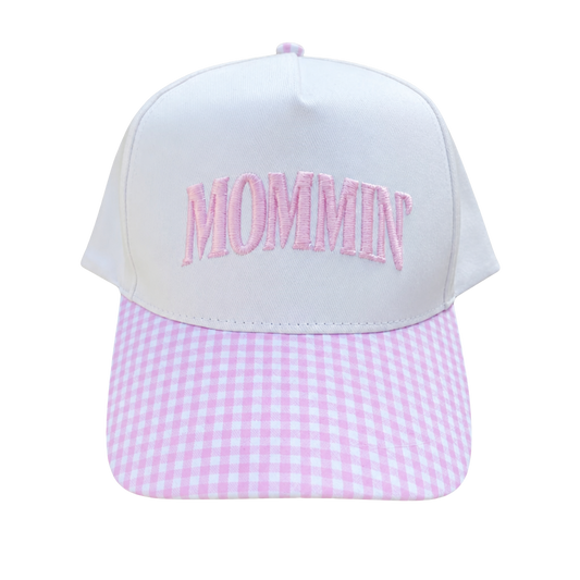 Pink+White Mommin’ Hat
